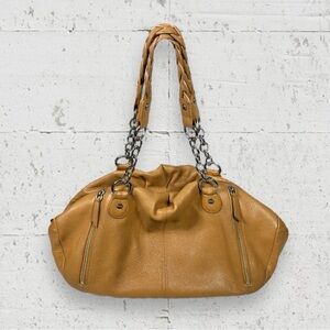 BODHI Pebbled Leather Satchel Bag
